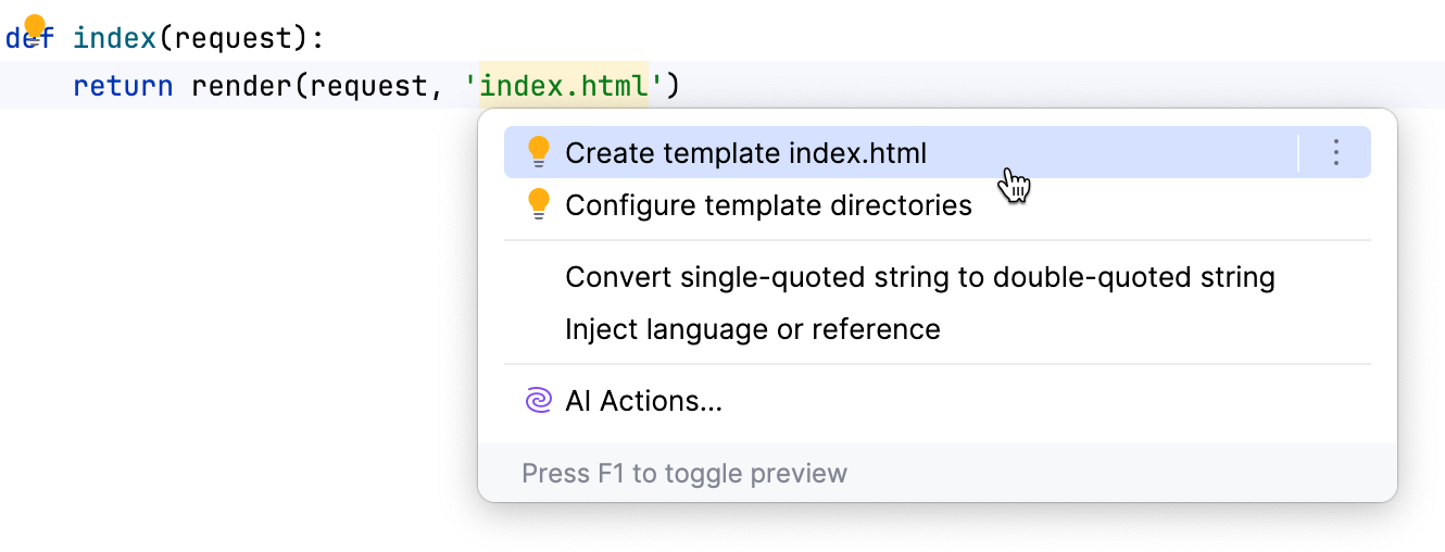 Creating the Django template Creating the Django template