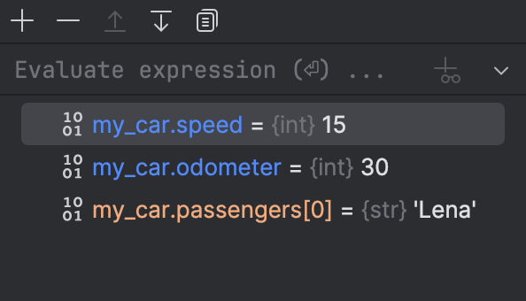 Watches | PyCharm Documentation