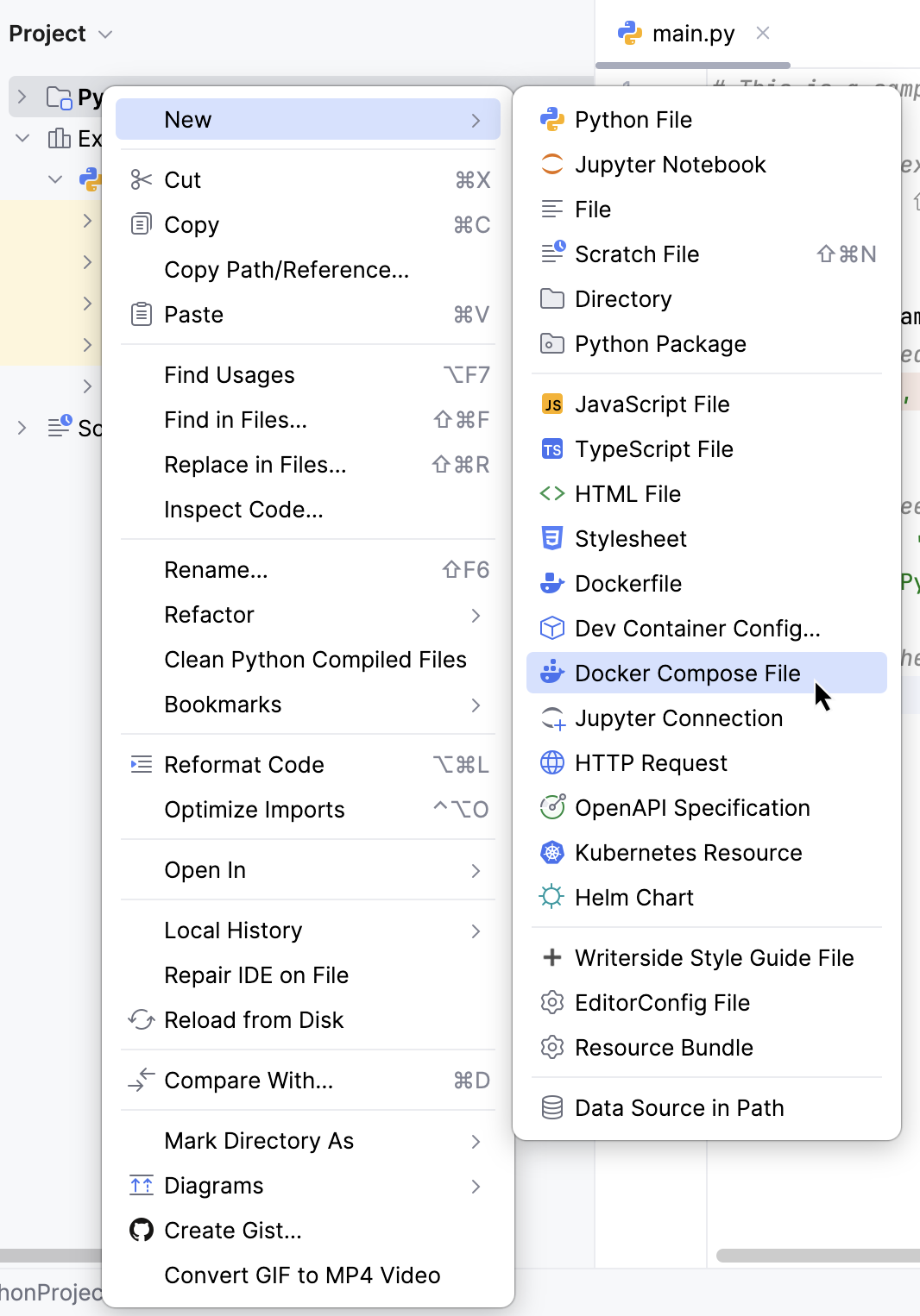 Create a docker-compose.yml