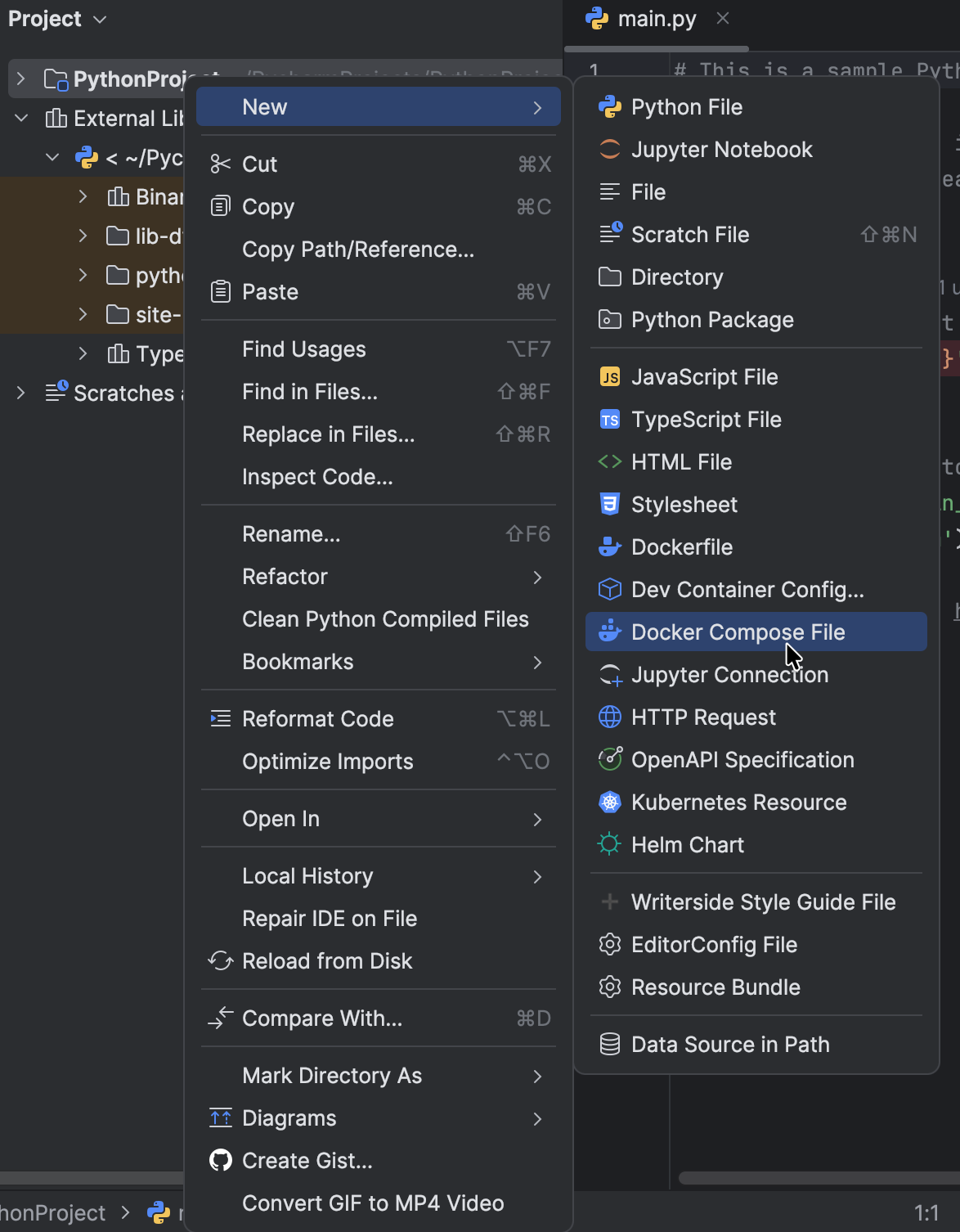 Docker Compose | PyCharm Documentation