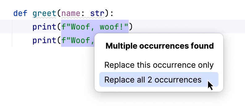 Extract parameter Extract parameter