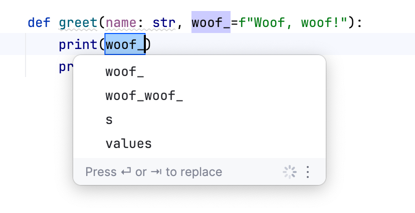 Extract parameter Extract parameter