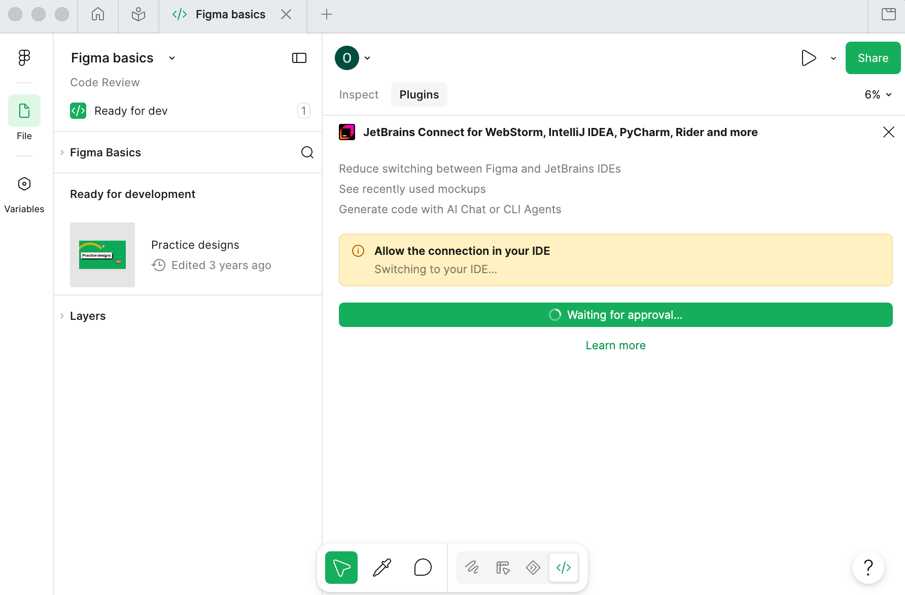 Waiting for approval from PyCharm Waiting for approval from PyCharm
