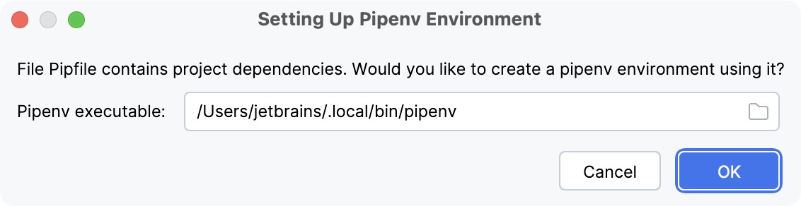 检测到 Pipfile 检测到 Pipfile