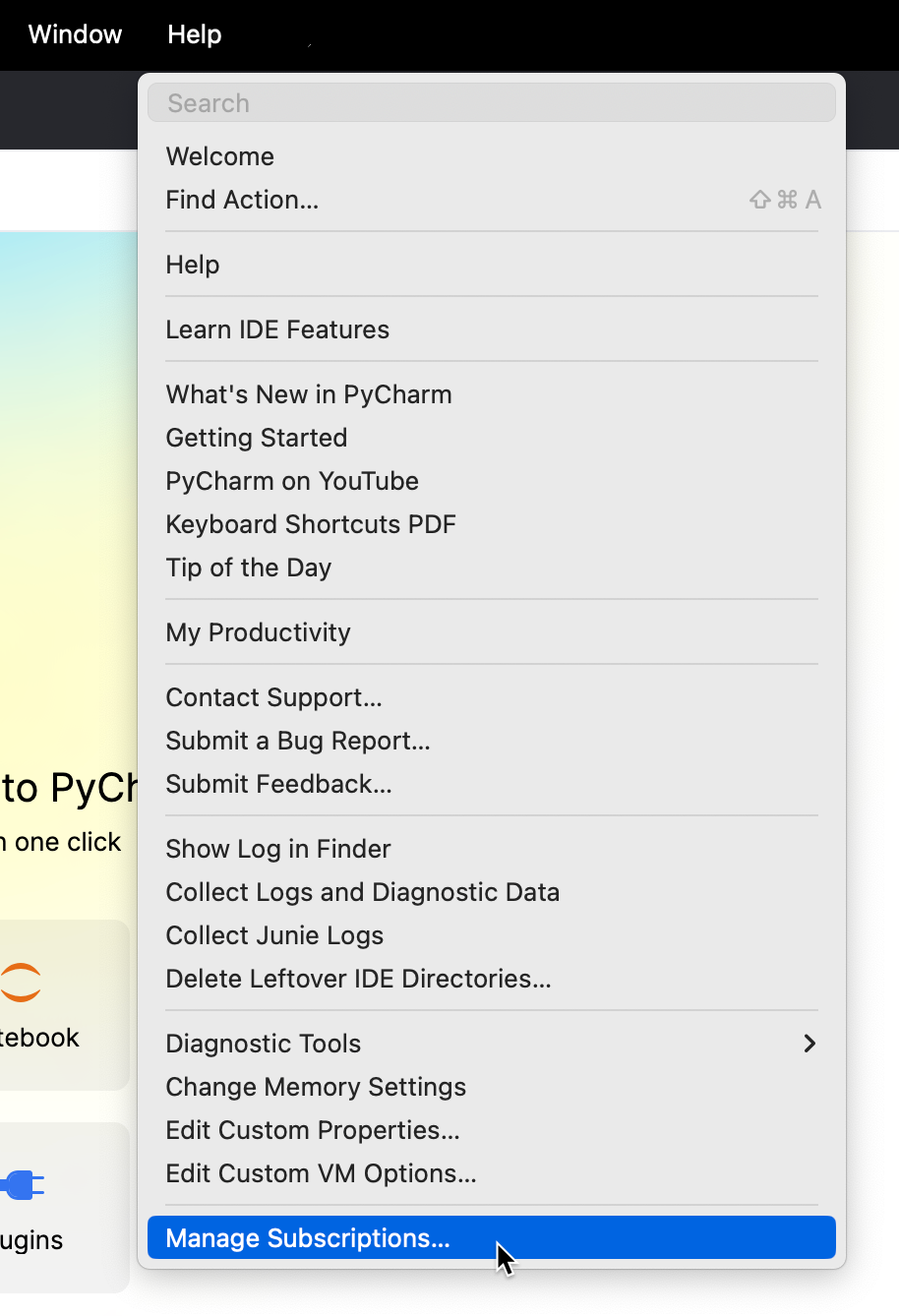 PyCharm:许可证对话框 PyCharm:许可证对话框