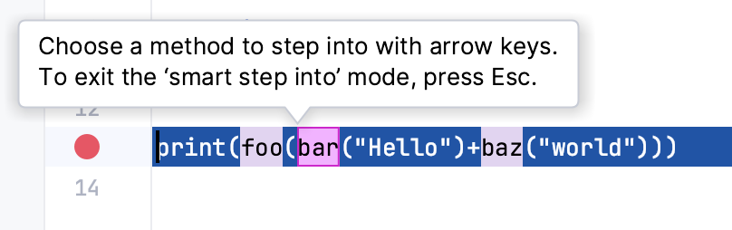 Smart Step into lets you decide which method to enter Smart Step into lets you decide which method to enter