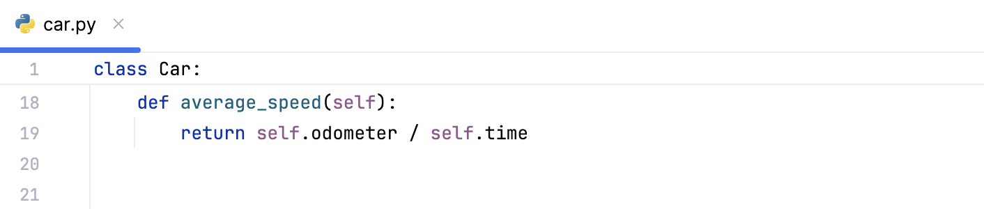 PyCharm:编辑器中的粘性行 PyCharm:编辑器中的粘性行