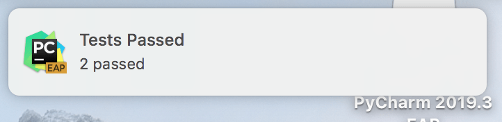 macOS のシステム通知 macOS のシステム通知