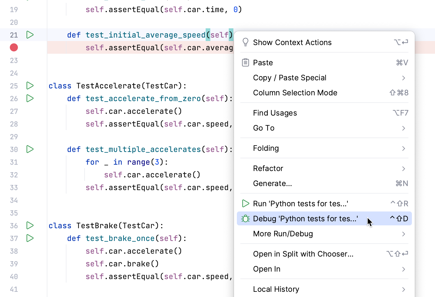 Debug Debug