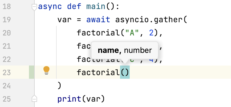 View Parameter Info View Parameter Info