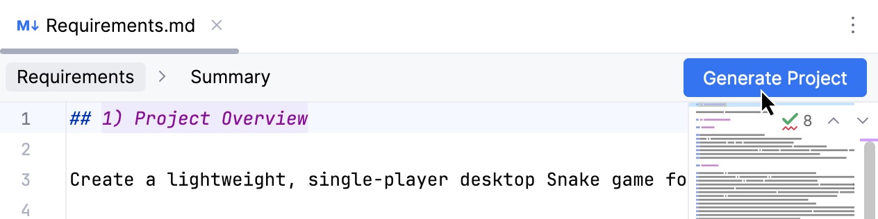Generate Project