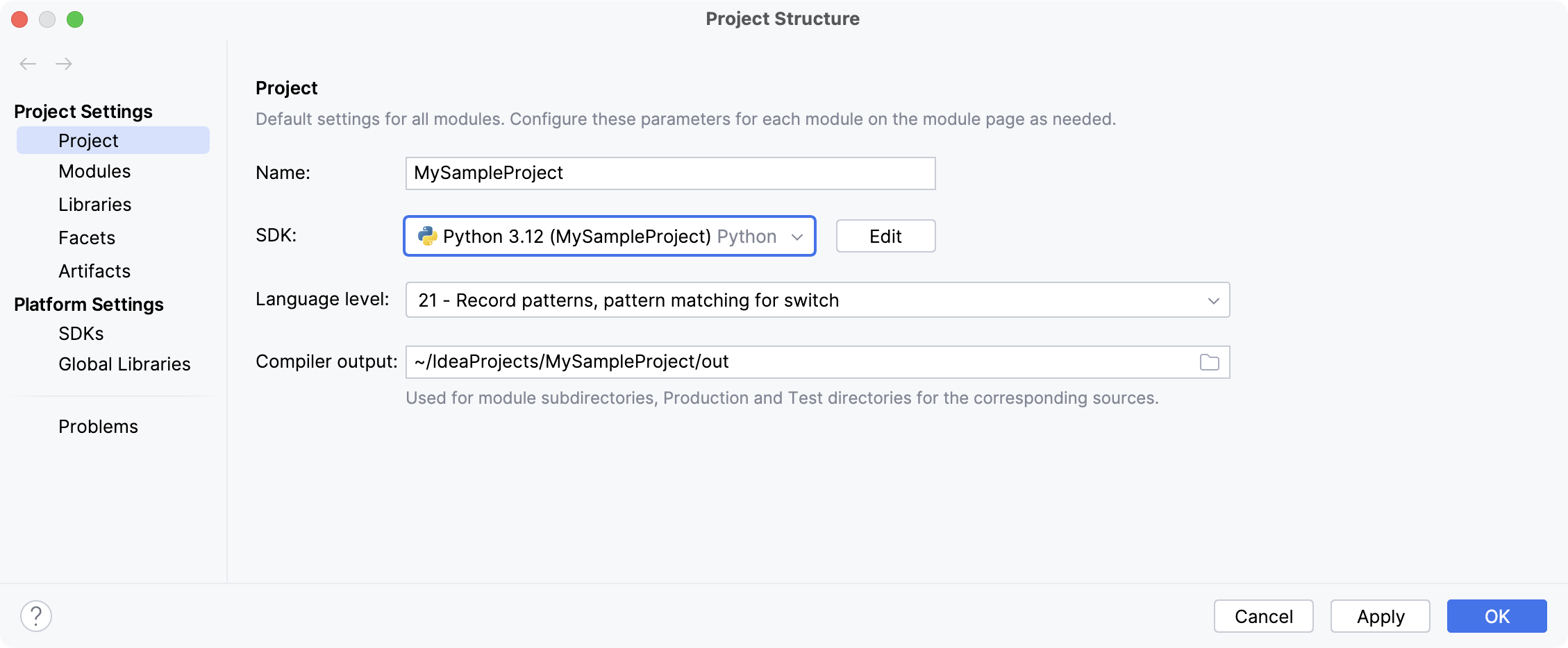 Python SDK を変更する