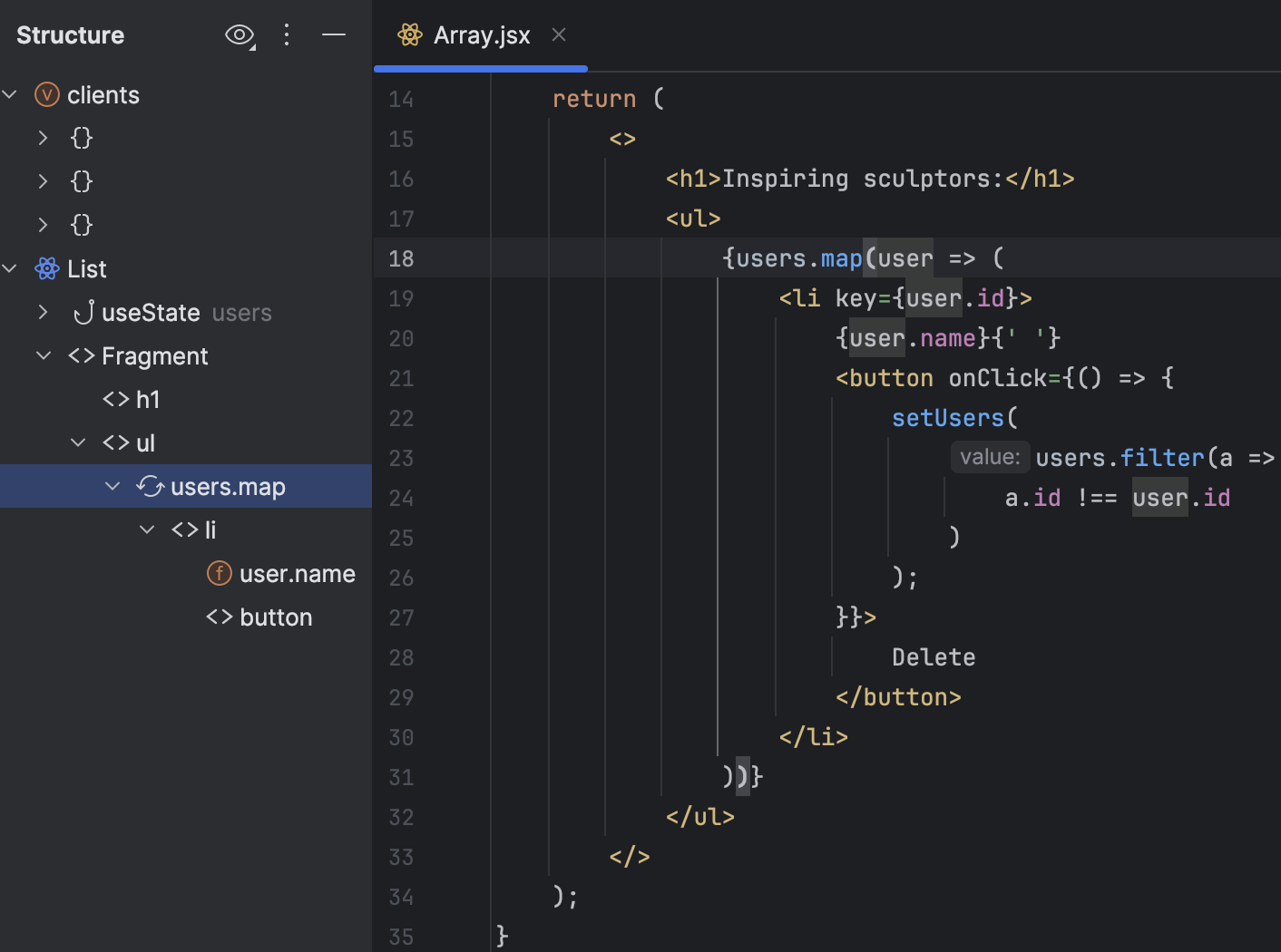 React | IntelliJ IDEA Documentation