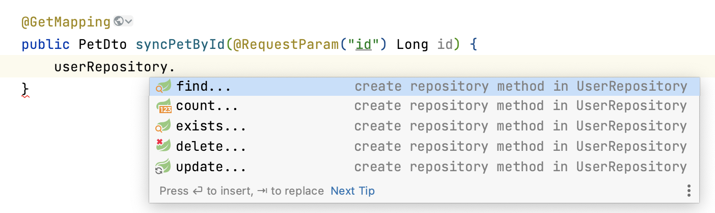 repository-methods-generation repository-methods-generation