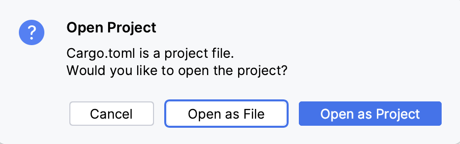 Open a project Open a project