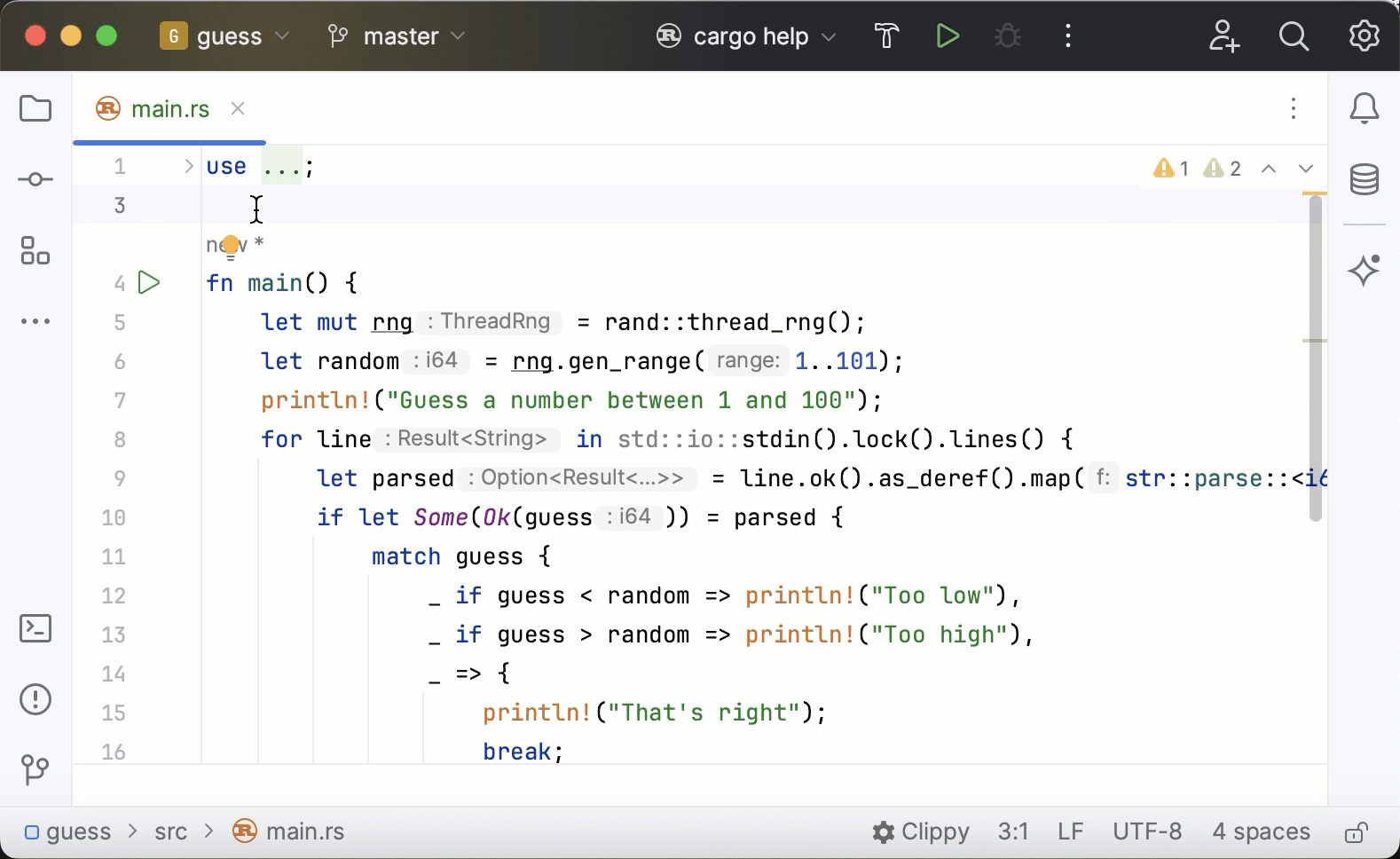 Rust | IntelliJ IDEA Documentation
