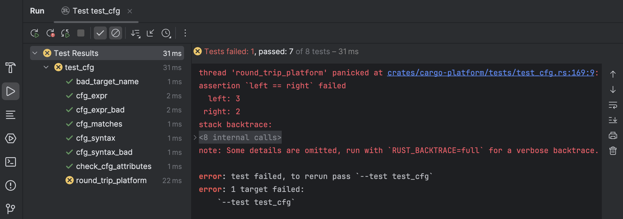 Rust | IntelliJ IDEA Documentation
