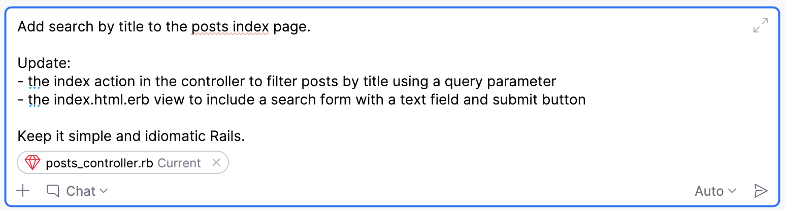 AI Assistant search prompt AI Assistant search prompt