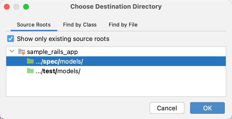Choose Destination Directory Choose Destination Directory