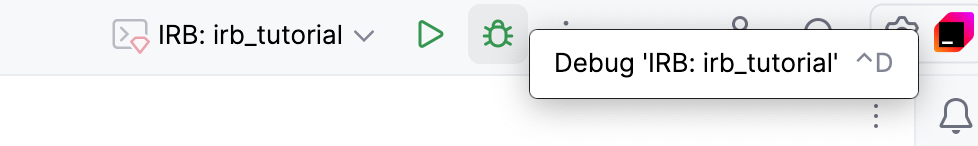 Debug IRB console