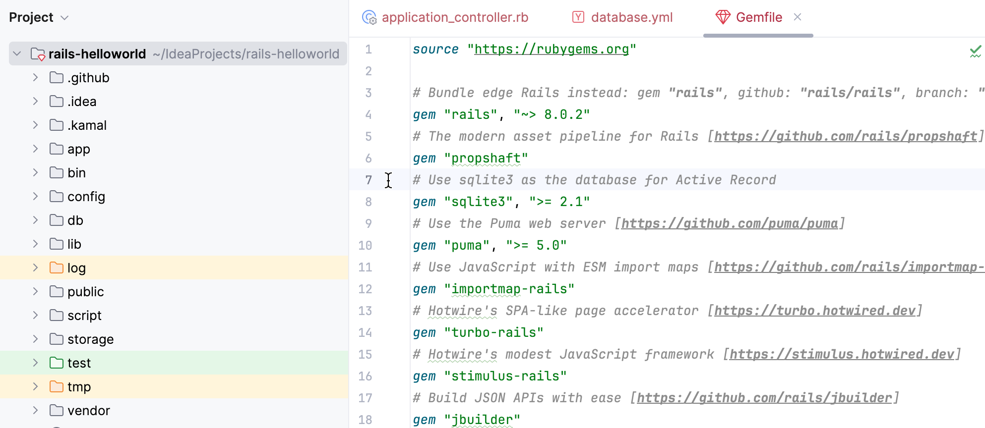 New Rails Application