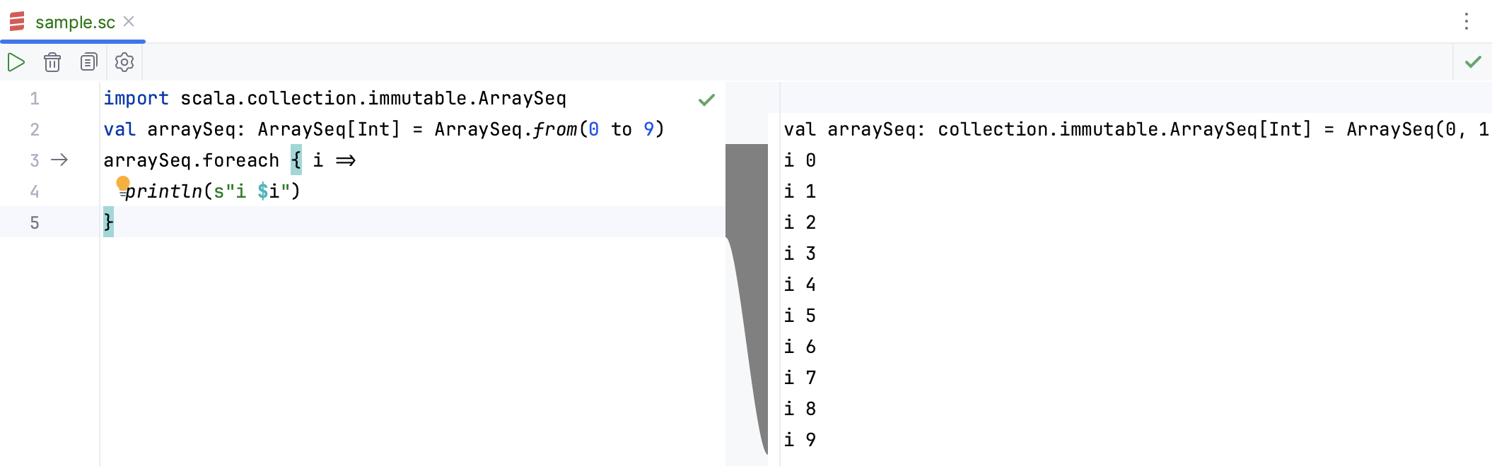 Scala worksheet - unfolded results Scala worksheet - unfolded results