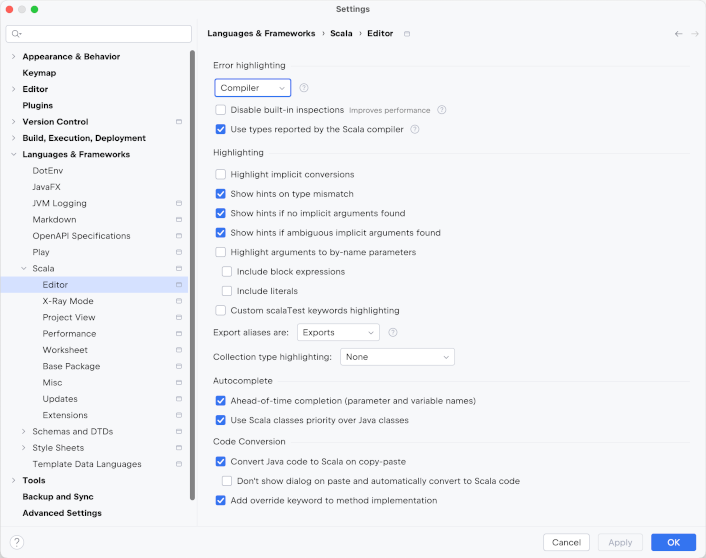 Scala compiler-based highlighting Scala compiler-based highlighting