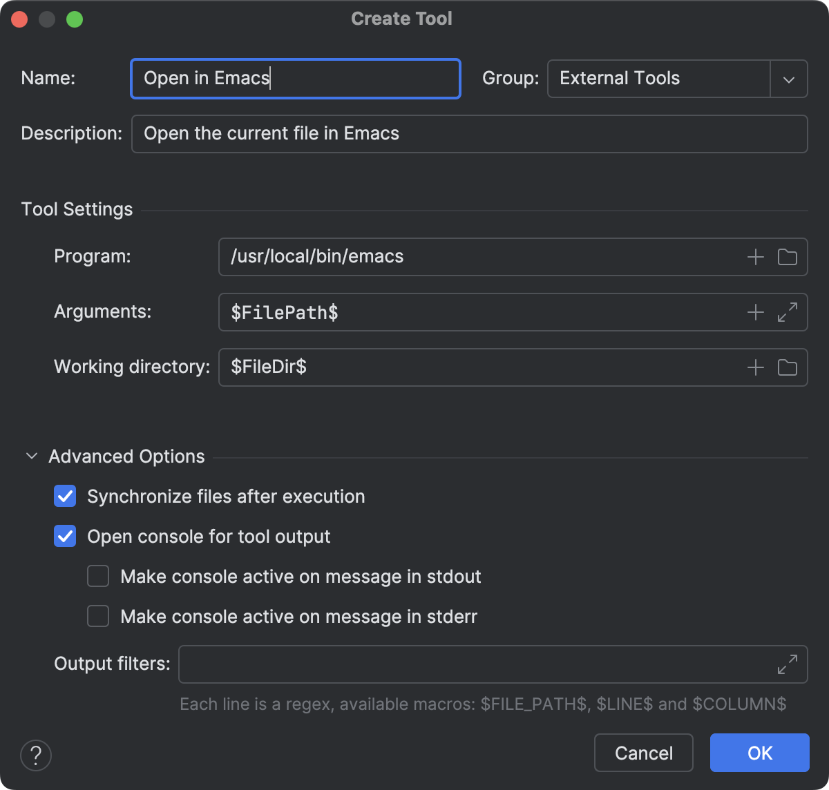 External Tools | PyCharm Documentation