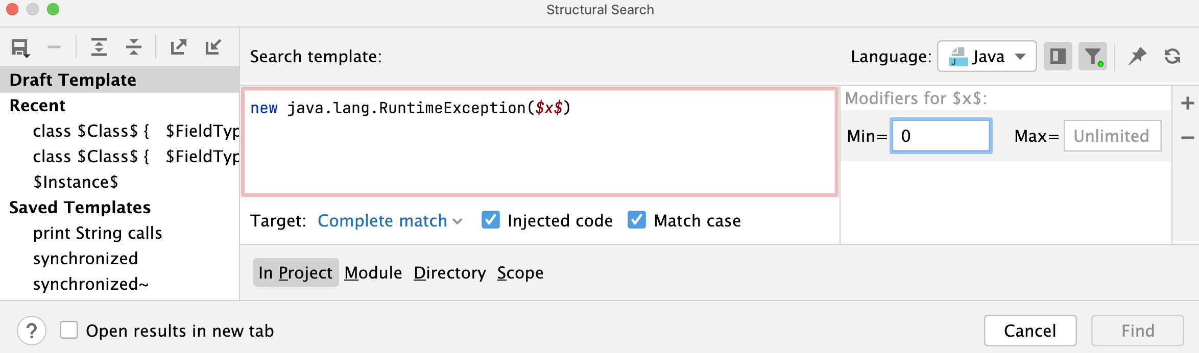 Count modifier Count modifier
