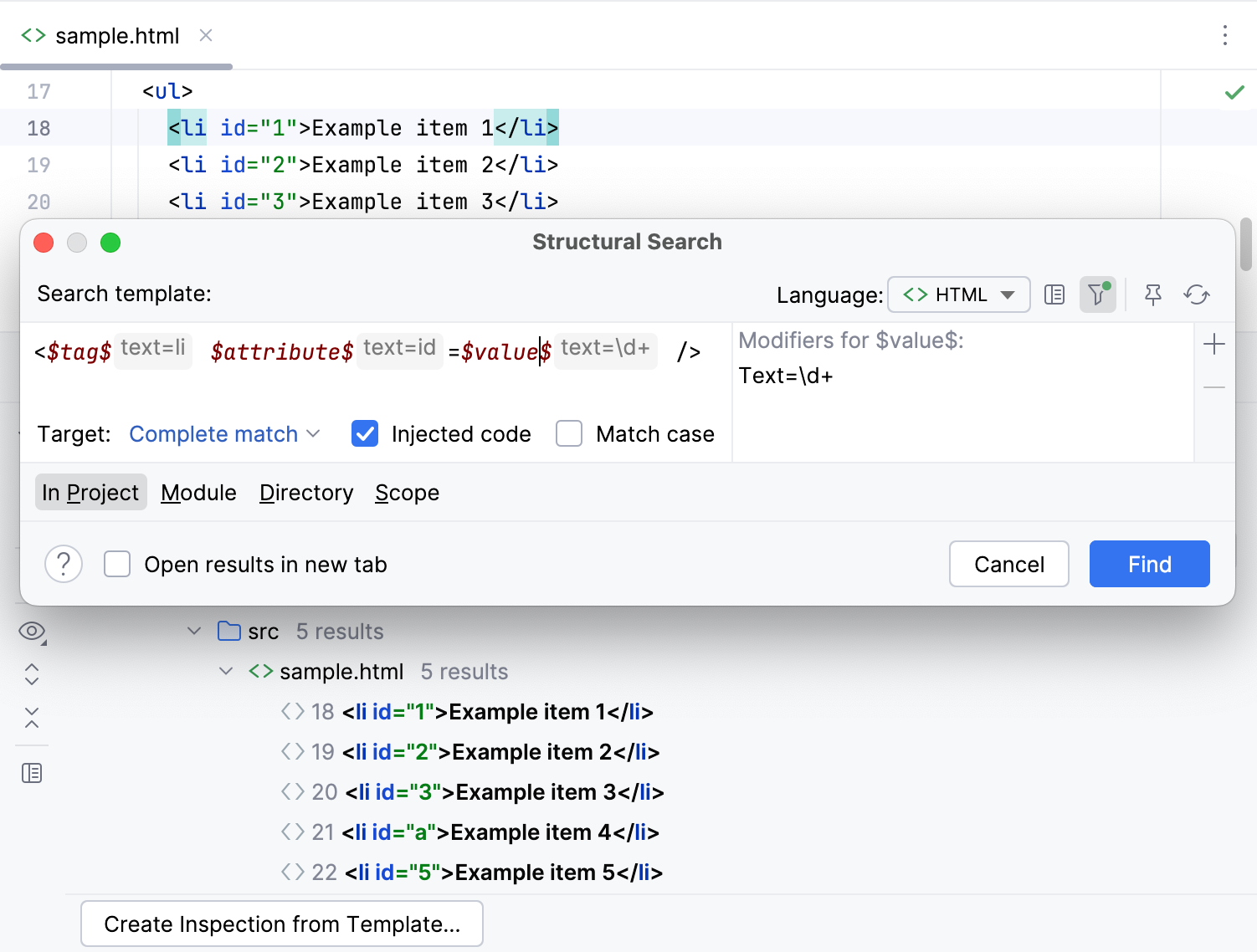 Searching for li tags with numeric ids Searching for li tags with numeric ids