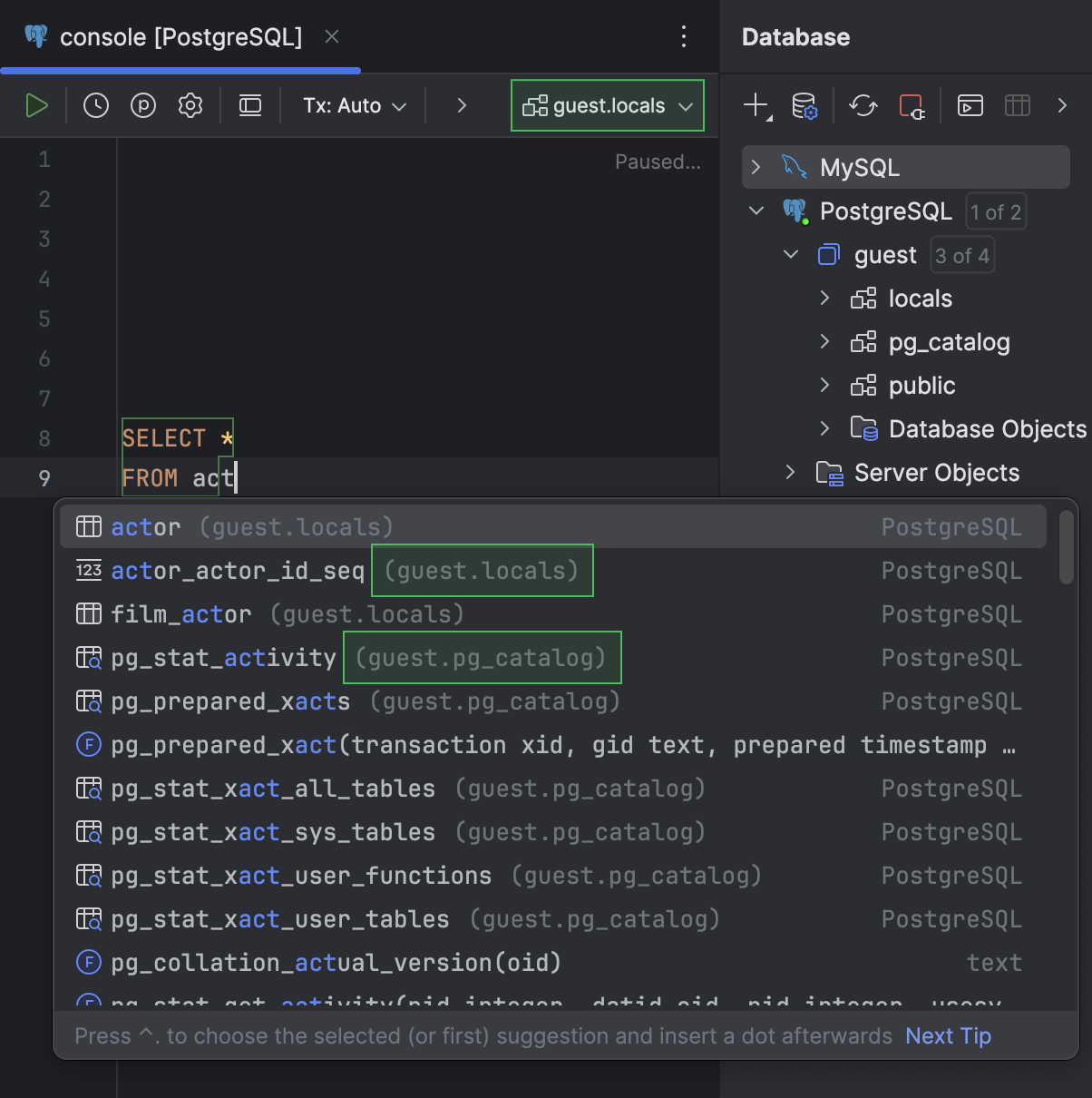 Code completion | PyCharm Documentation