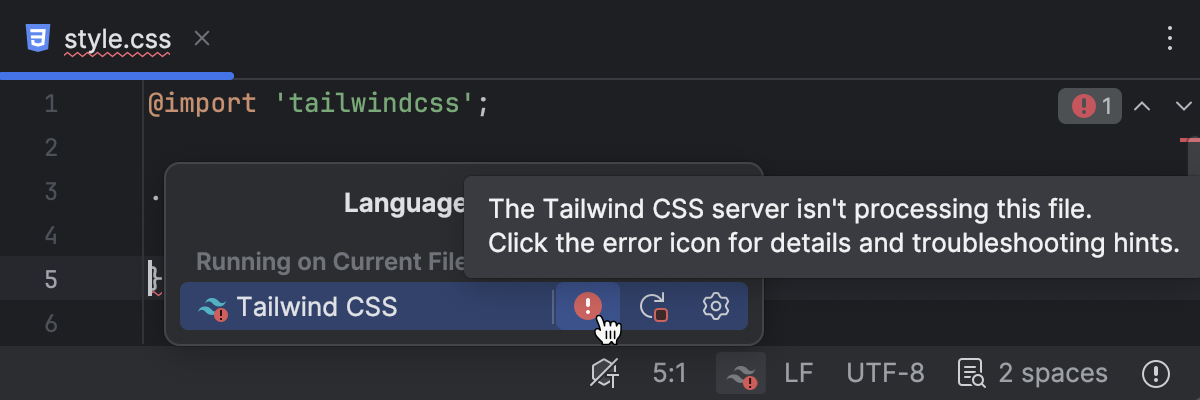 Tailwind CSS | WebStorm Documentation