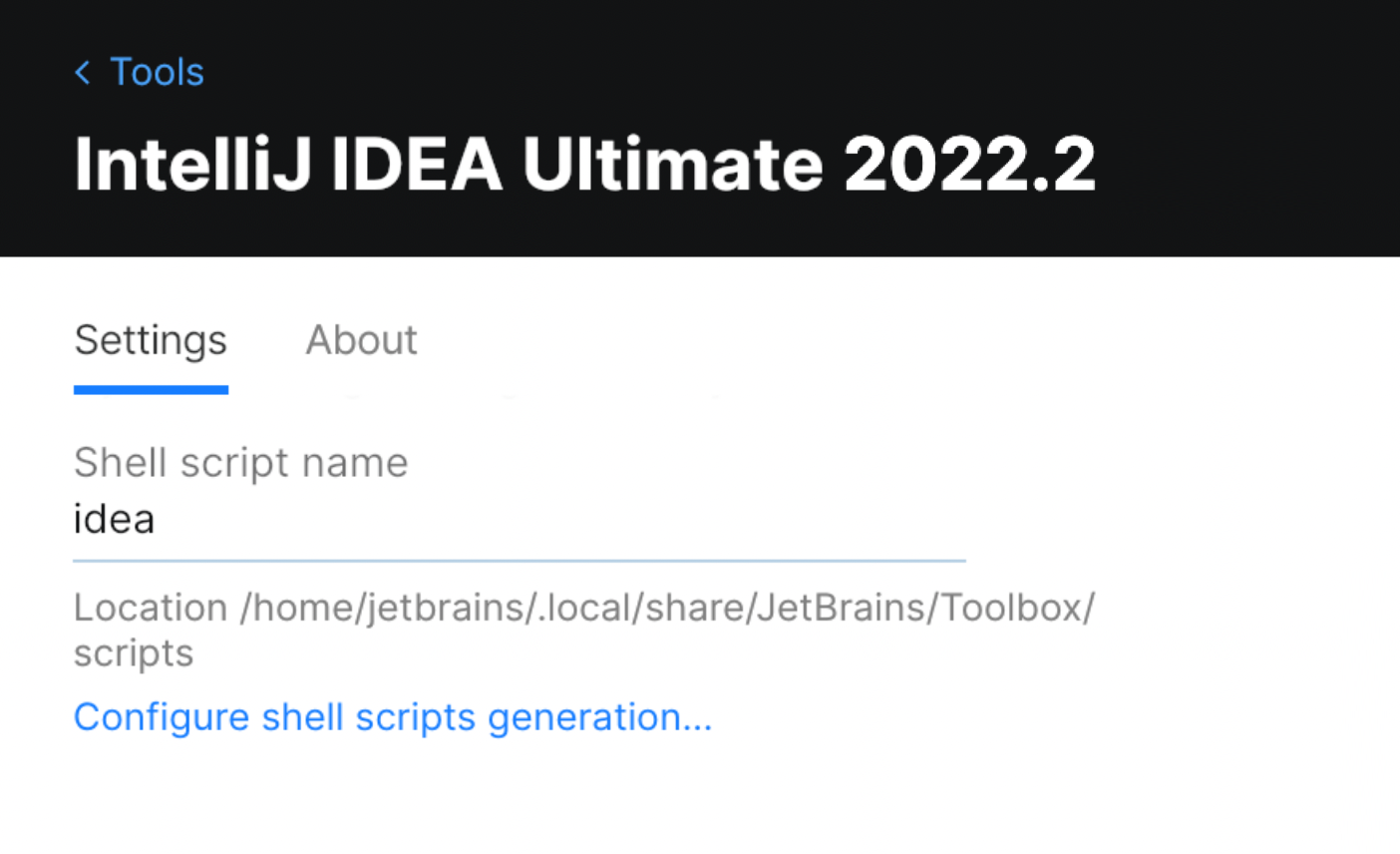 Toolbox App IntelliJ IDEA Ultimate Settings Toolbox App IntelliJ IDEA Ultimate Settings