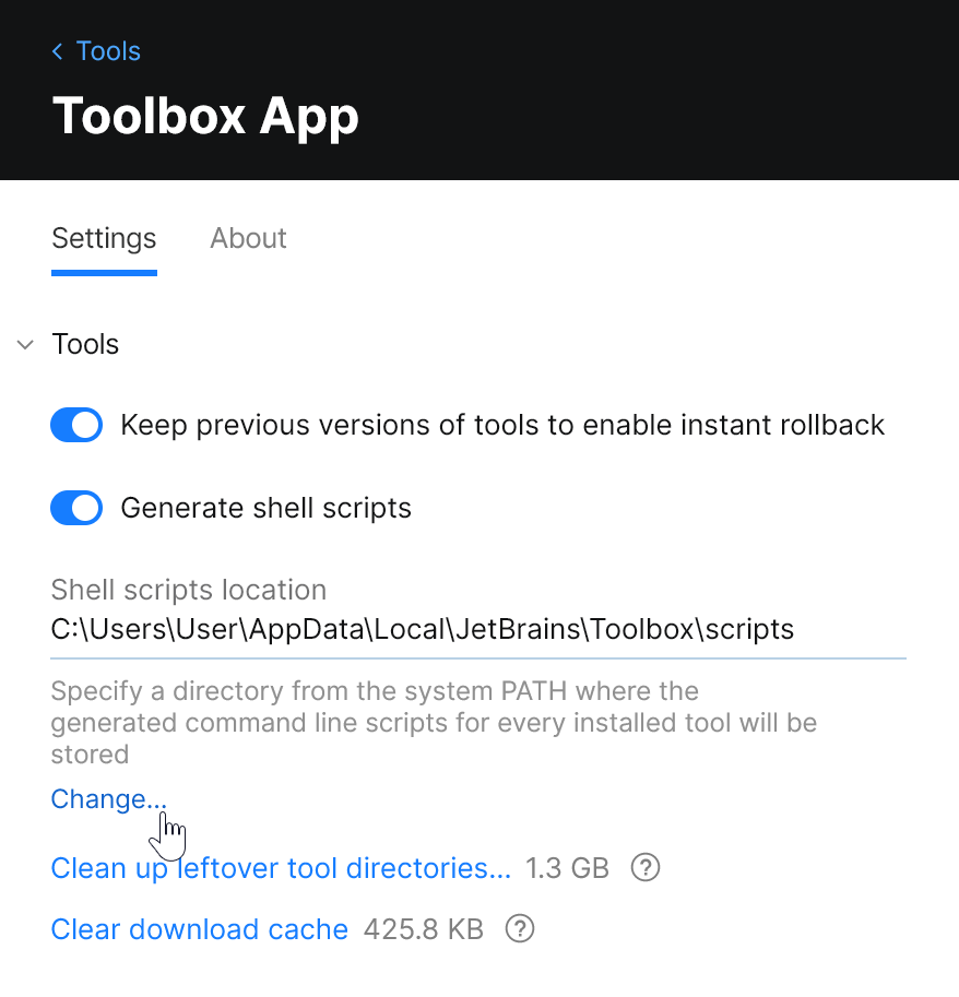 Changing location of shell scripts Changing location of shell scripts