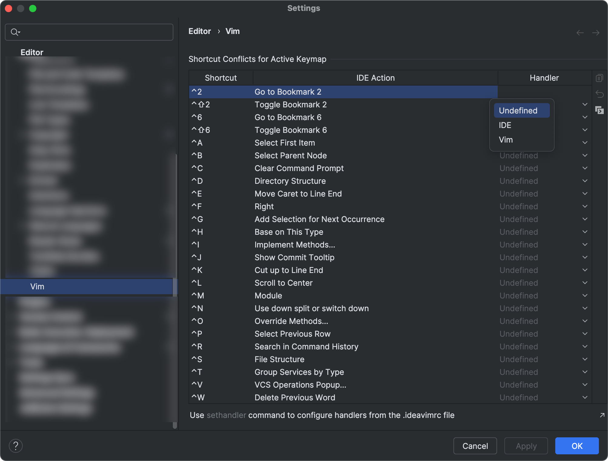 在 PyCharm 中使用 Vim 编辑器（IdeaVim） | PyCharm 文档