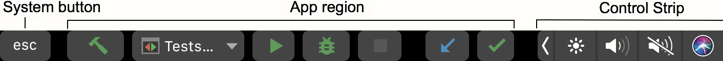 The Touch Bar The Touch Bar