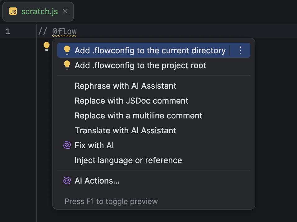 Flow | IntelliJ IDEA Documentation