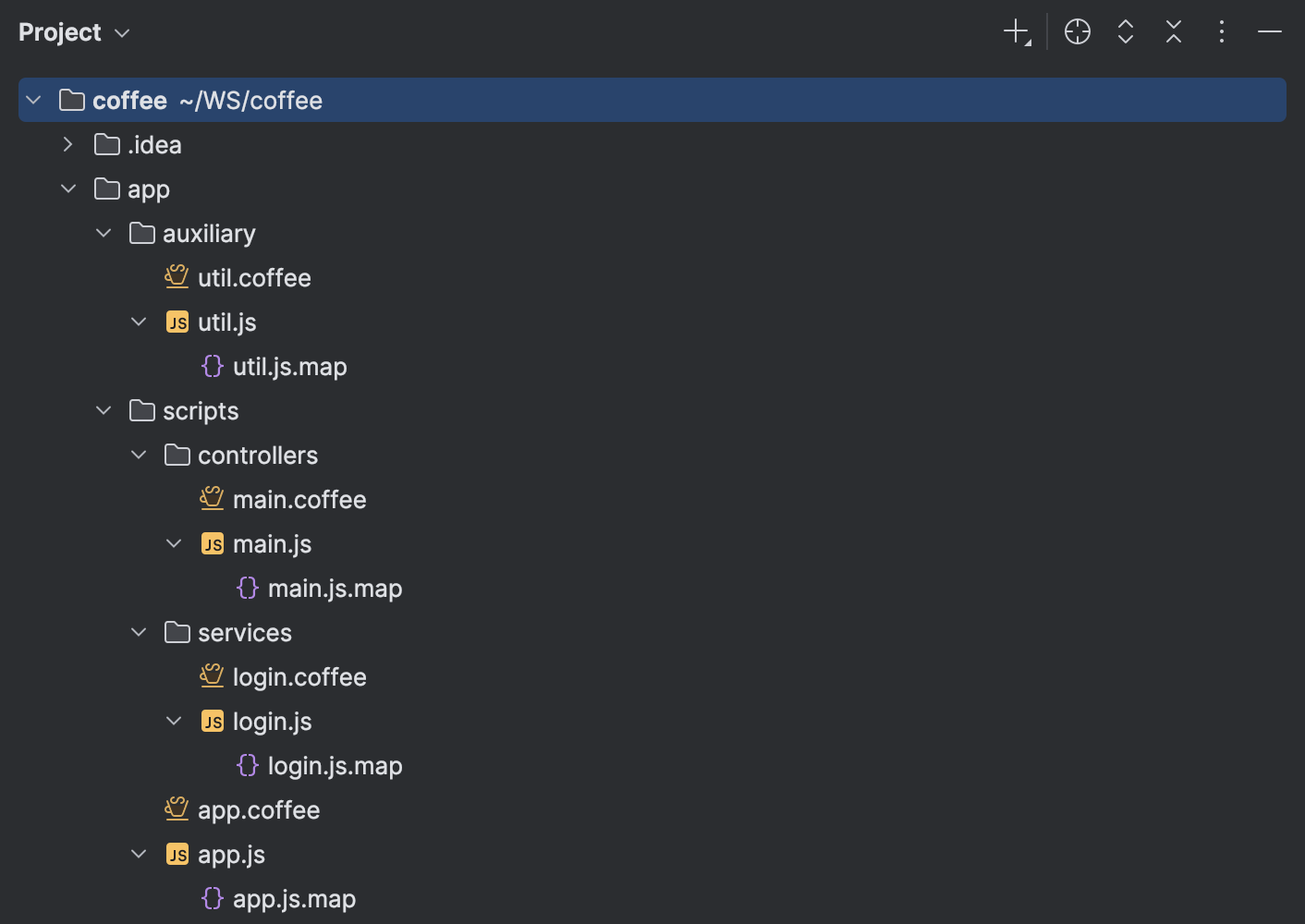 CoffeeScript | PyCharm Documentation