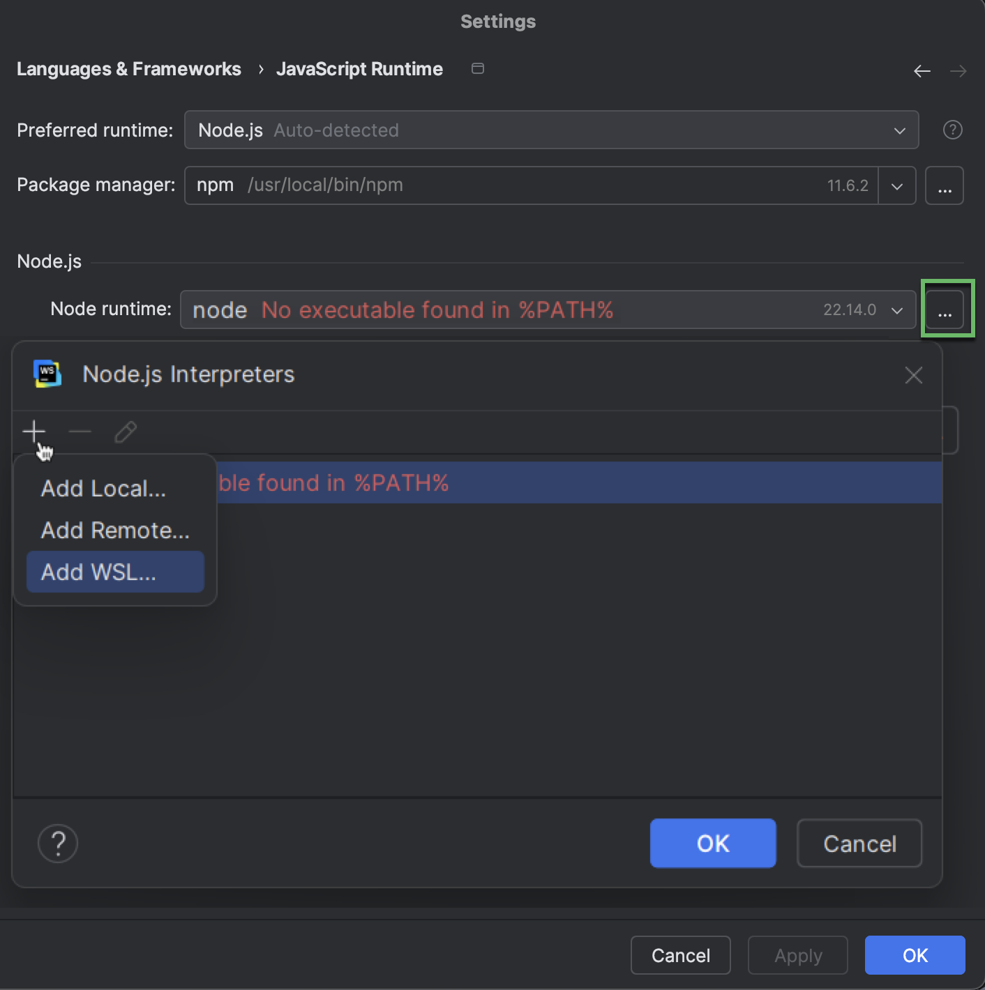 WSL | WebStorm Documentation