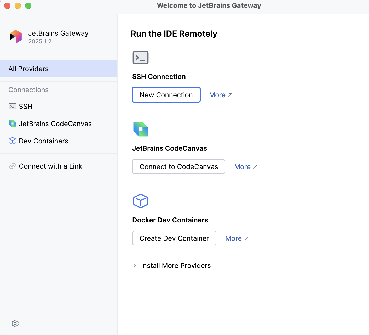 Connect via SSH