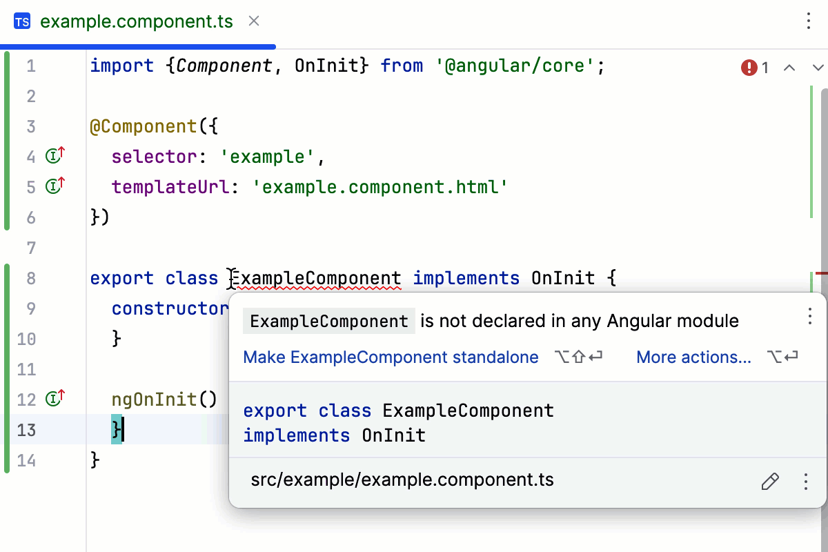 Make component standalone Make component standalone