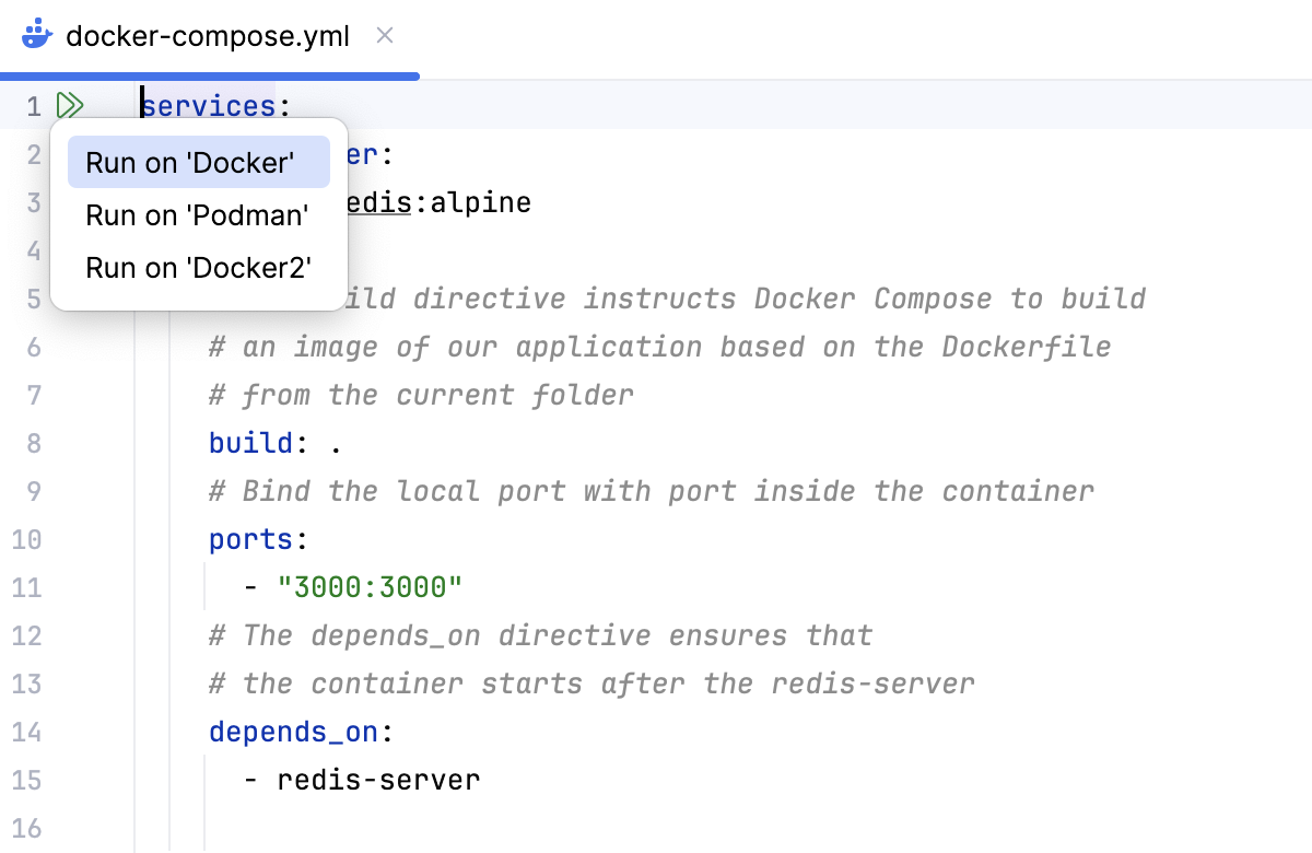 Run docker-compose Run docker-compose
