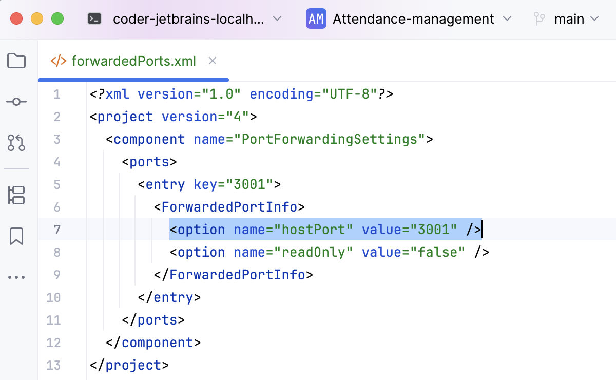 Forwarded ports added to forwardedPorts.xml Forwarded ports added to forwardedPorts.xml