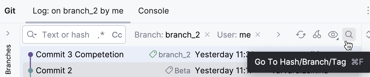 转到 Hash/Branch/Tag 图标 转到 Hash/Branch/Tag 图标