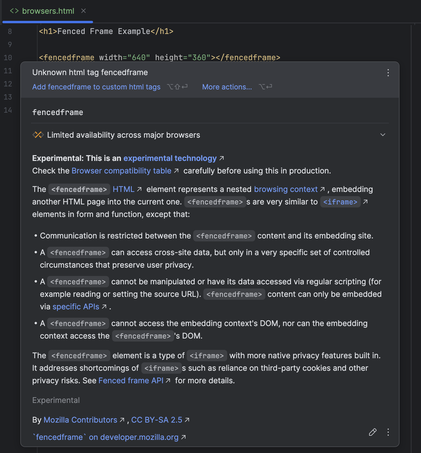 HTML | IntelliJ IDEA 文档
