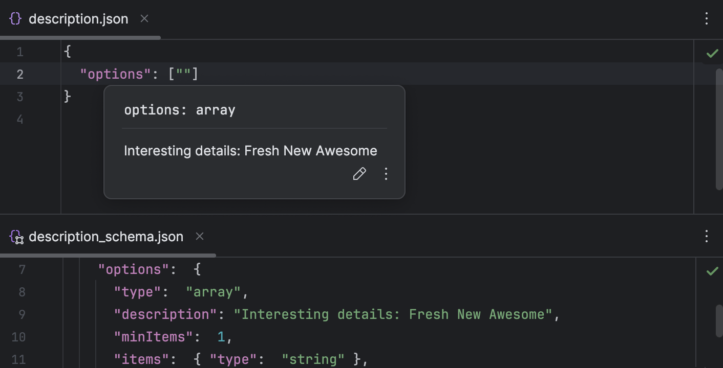 JSON | IntelliJ IDEA 文档