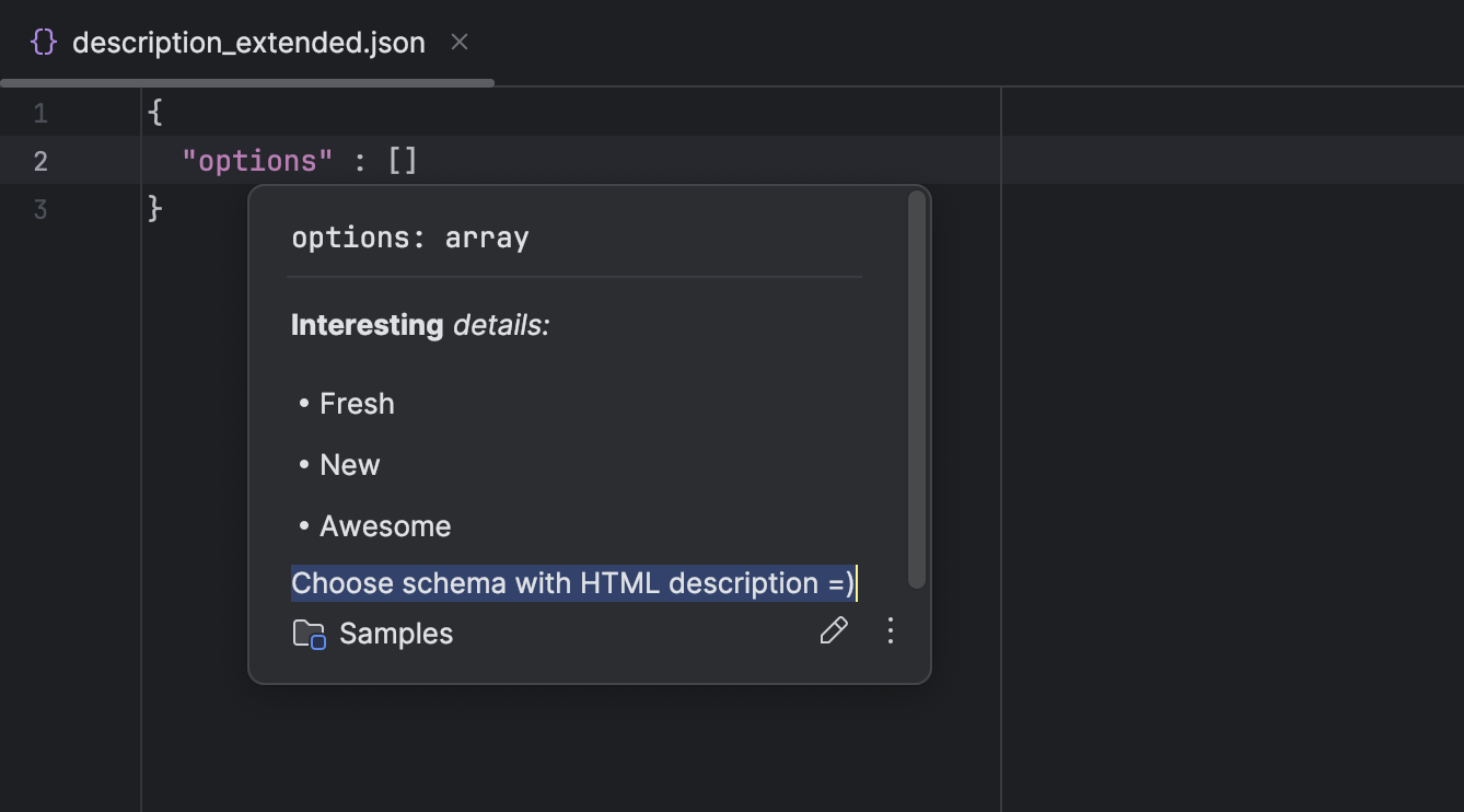 JSON | PyCharm 文档