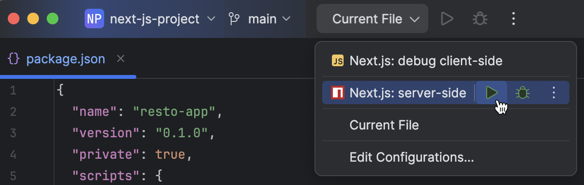 Next.js | WebStorm Documentation