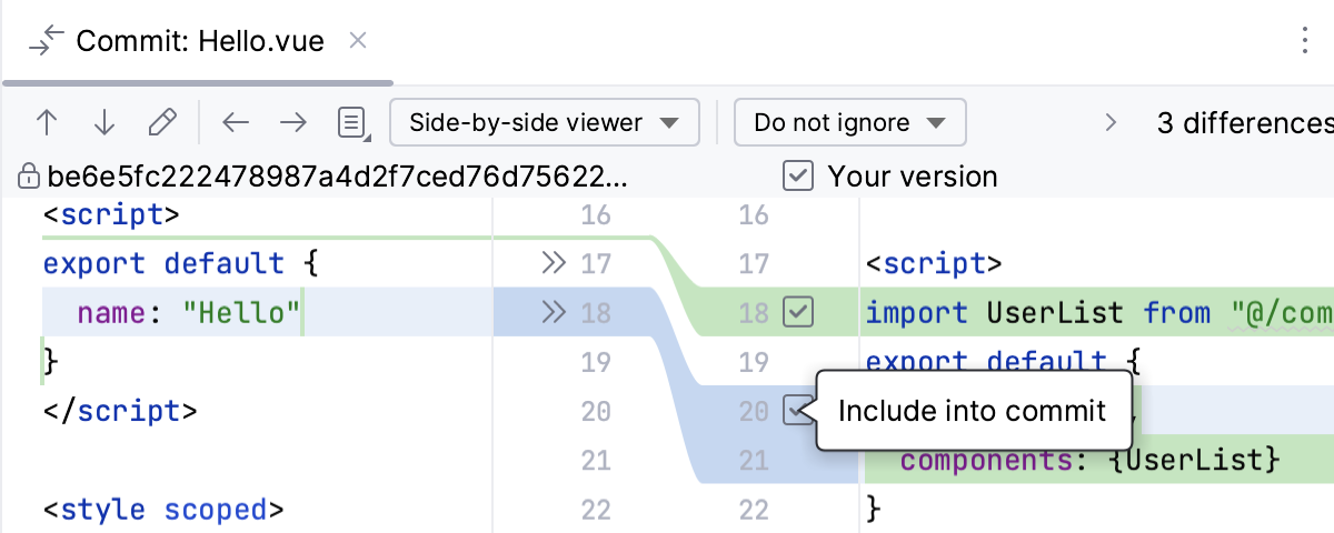 WebStorm:部分提交对话框 WebStorm:部分提交对话框
