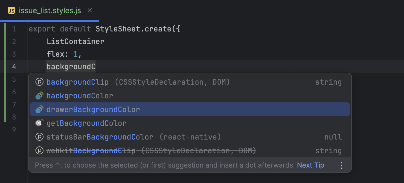 React Native | IntelliJ IDEA Documentation